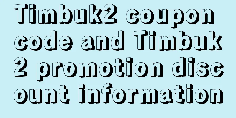 Timbuk2 coupon code and Timbuk2 promotion discount information