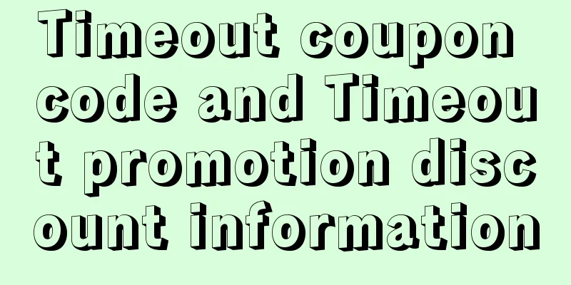 Timeout coupon code and Timeout promotion discount information