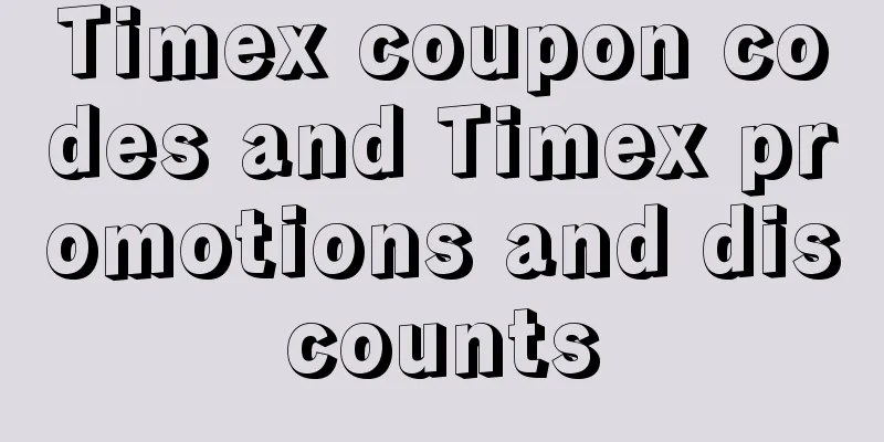 Timex coupon codes and Timex promotions and discounts
