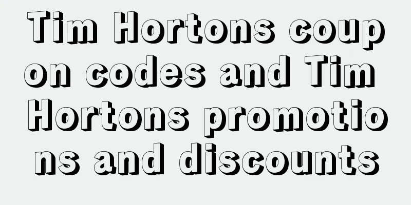 Tim Hortons coupon codes and Tim Hortons promotions and discounts