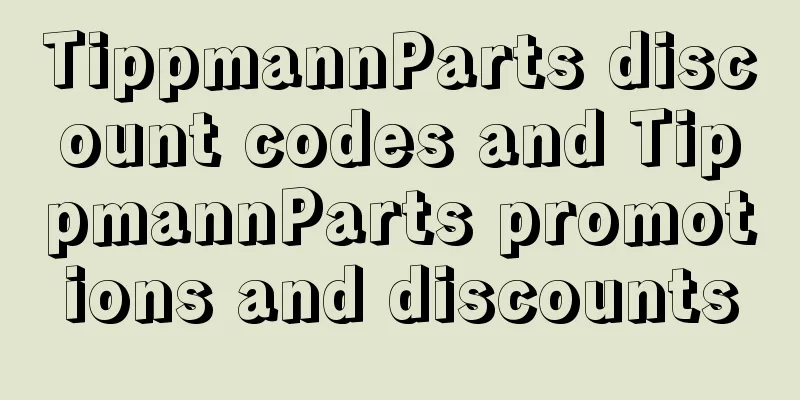 TippmannParts discount codes and TippmannParts promotions and discounts