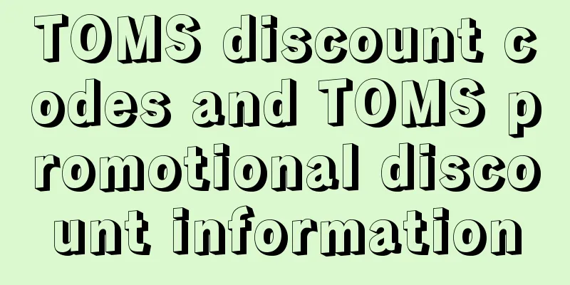 TOMS discount codes and TOMS promotional discount information