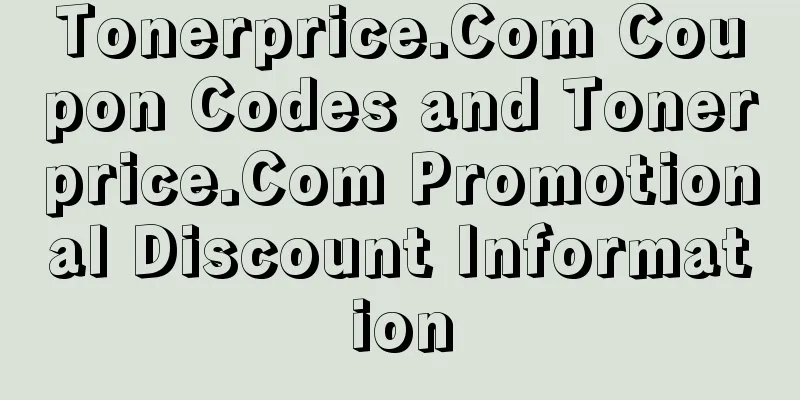 Tonerprice.Com Coupon Codes and Tonerprice.Com Promotional Discount Information