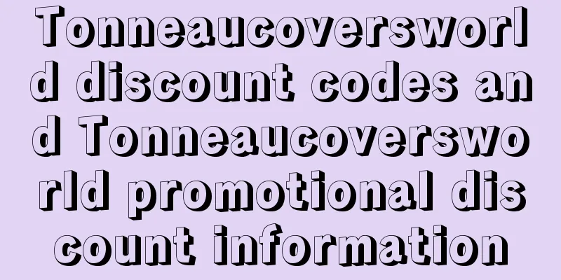 Tonneaucoversworld discount codes and Tonneaucoversworld promotional discount information