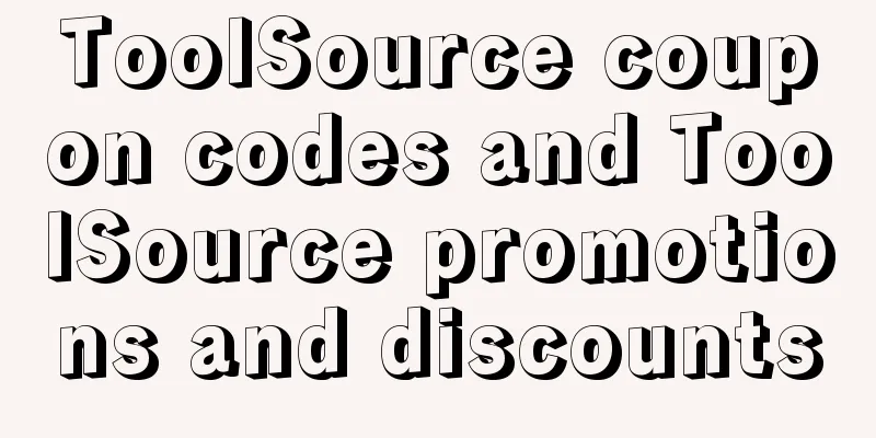 ToolSource coupon codes and ToolSource promotions and discounts