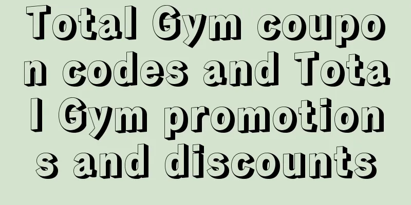 Total Gym coupon codes and Total Gym promotions and discounts