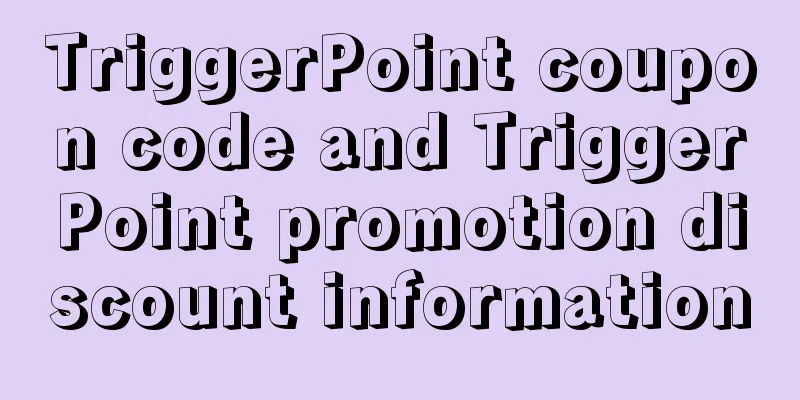 TriggerPoint coupon code and TriggerPoint promotion discount information