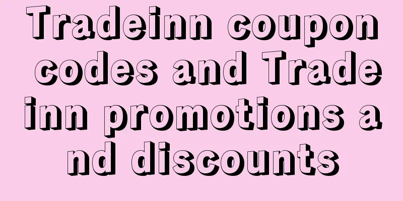 Tradeinn coupon codes and Tradeinn promotions and discounts