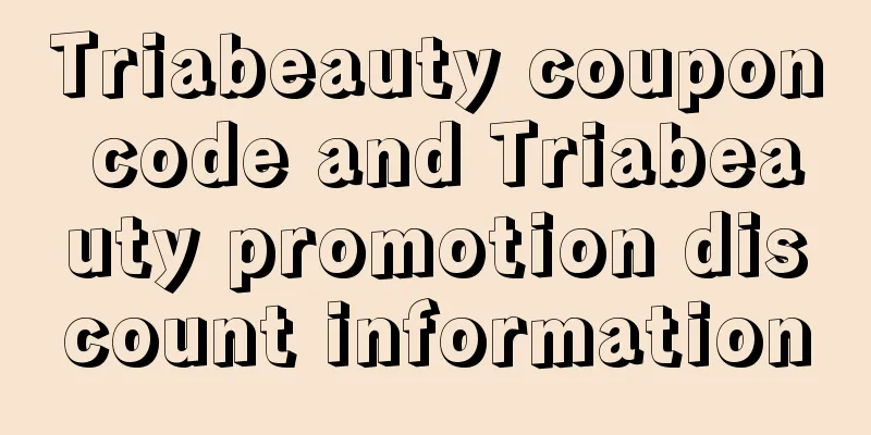 Triabeauty coupon code and Triabeauty promotion discount information