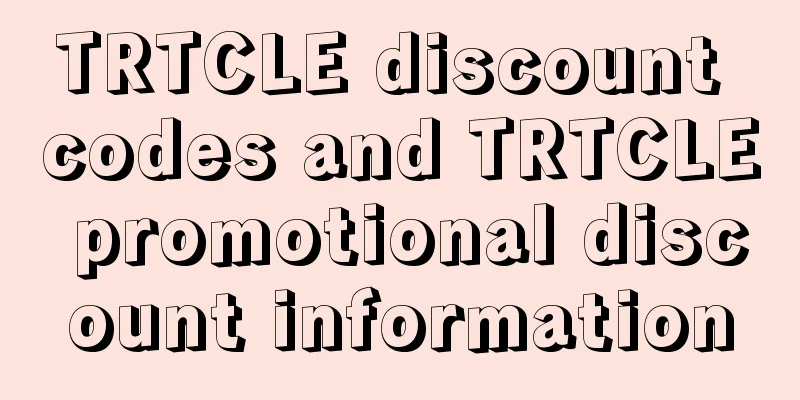 TRTCLE discount codes and TRTCLE promotional discount information