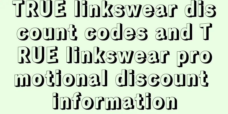TRUE linkswear discount codes and TRUE linkswear promotional discount information