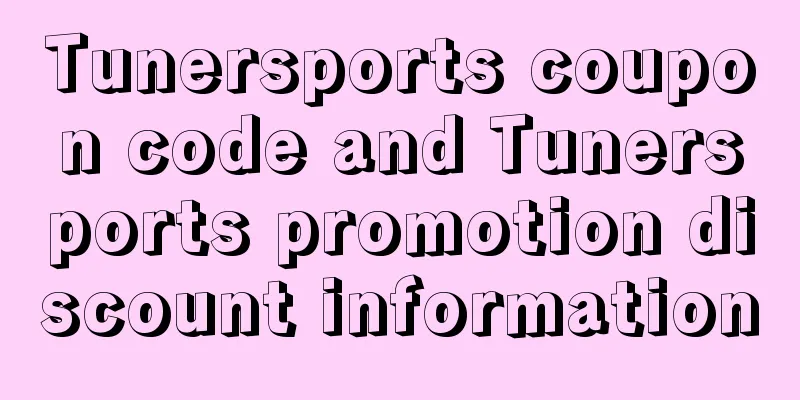 Tunersports coupon code and Tunersports promotion discount information