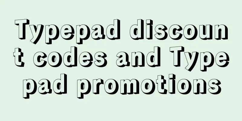Typepad discount codes and Typepad promotions