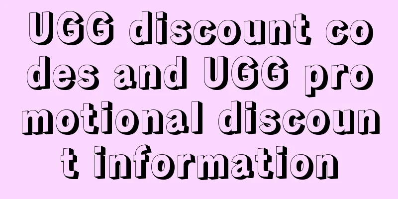 UGG discount codes and UGG promotional discount information