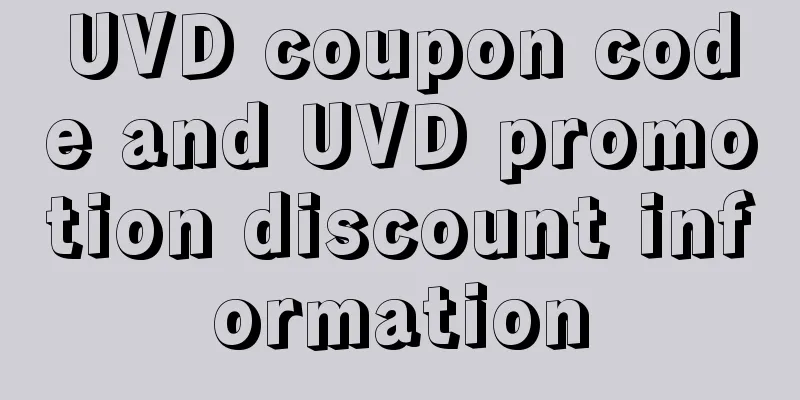 UVD coupon code and UVD promotion discount information