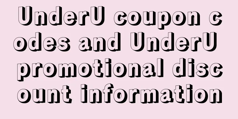 UnderU coupon codes and UnderU promotional discount information