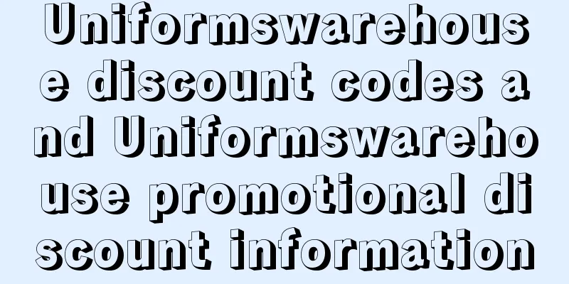 Uniformswarehouse discount codes and Uniformswarehouse promotional discount information