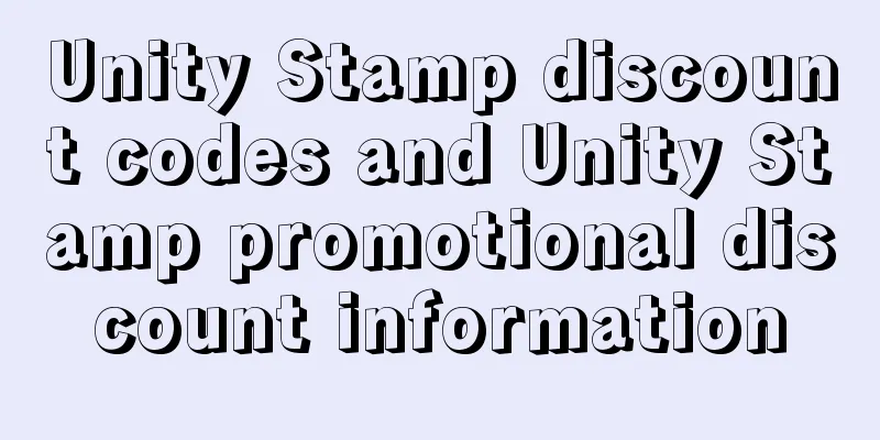 Unity Stamp discount codes and Unity Stamp promotional discount information