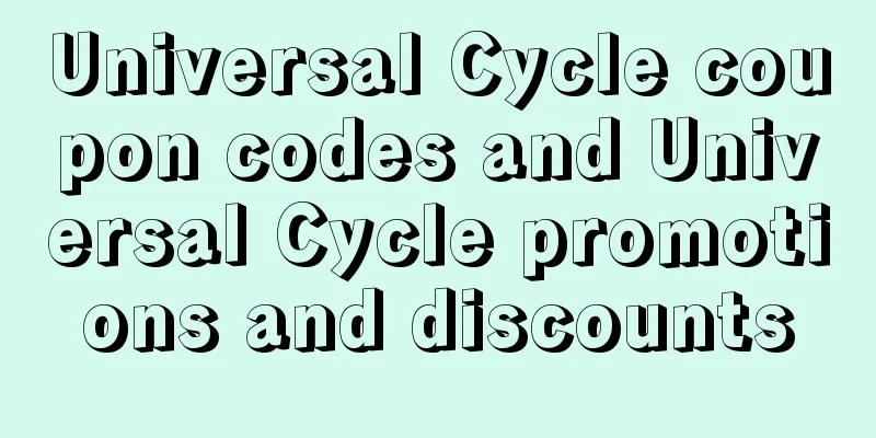 Universal Cycle coupon codes and Universal Cycle promotions and discounts