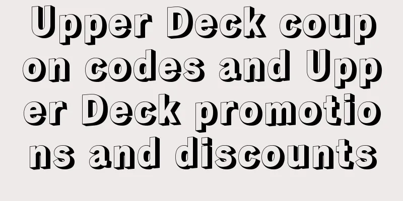 Upper Deck coupon codes and Upper Deck promotions and discounts