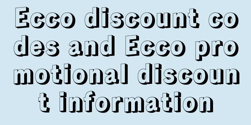 Ecco discount codes and Ecco promotional discount information