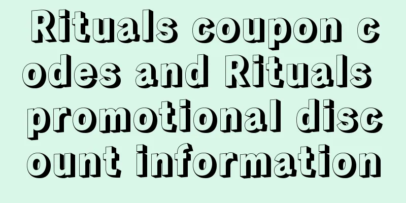 Rituals coupon codes and Rituals promotional discount information