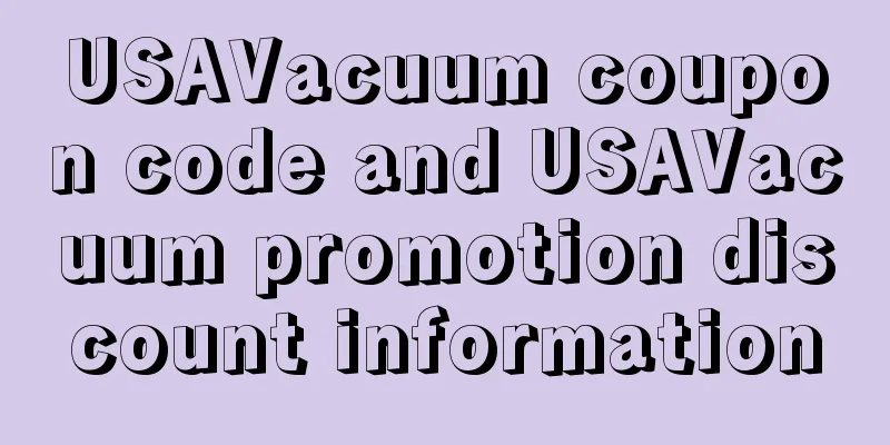 USAVacuum coupon code and USAVacuum promotion discount information