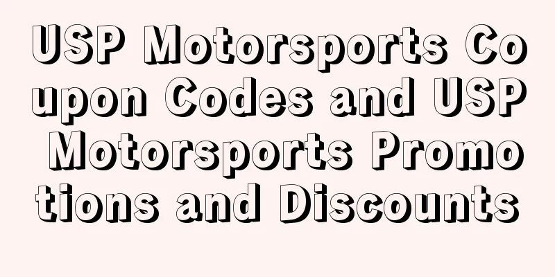 USP Motorsports Coupon Codes and USP Motorsports Promotions and Discounts
