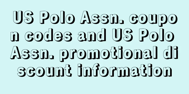US Polo Assn. coupon codes and US Polo Assn. promotional discount information