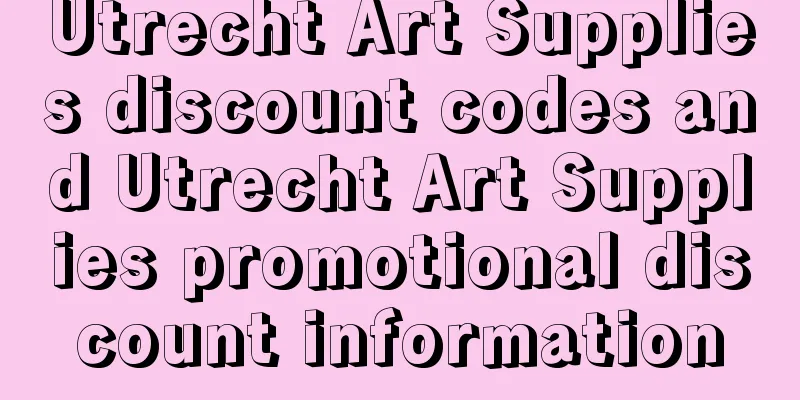 Utrecht Art Supplies discount codes and Utrecht Art Supplies promotional discount information