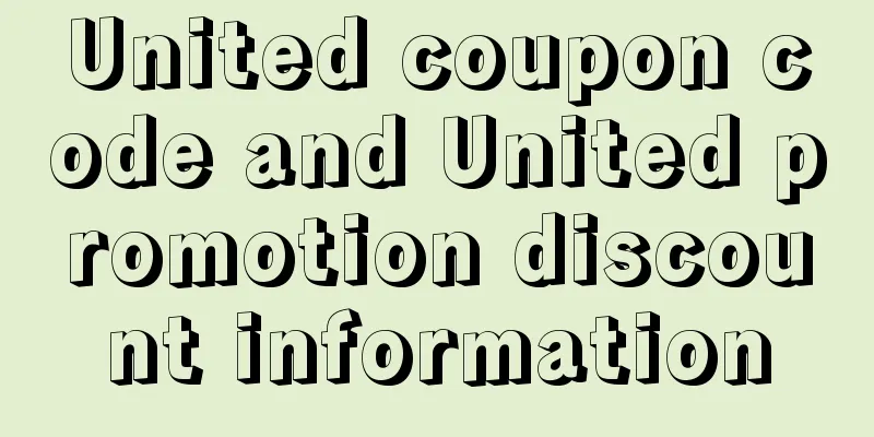 United coupon code and United promotion discount information