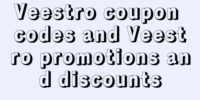 Veestro coupon codes and Veestro promotions and discounts