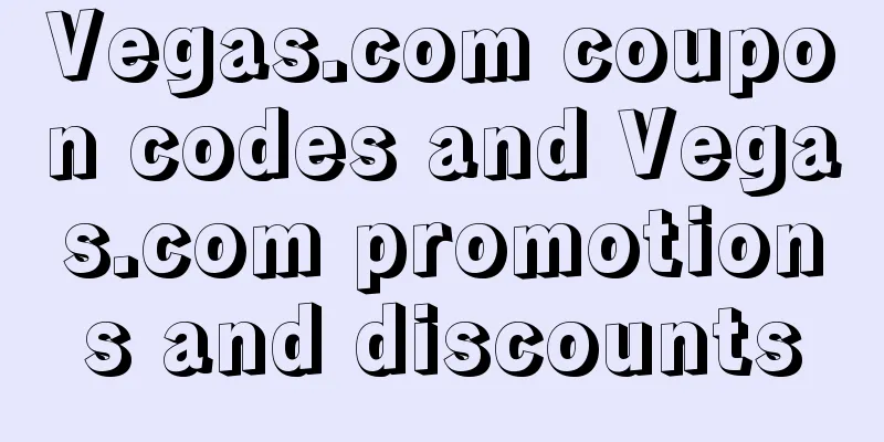Vegas.com coupon codes and Vegas.com promotions and discounts