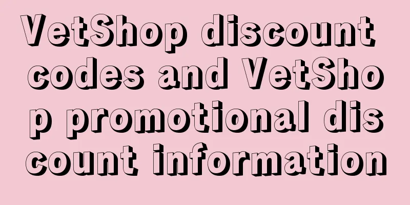 VetShop discount codes and VetShop promotional discount information
