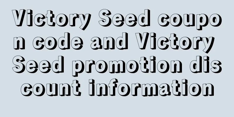 Victory Seed coupon code and Victory Seed promotion discount information