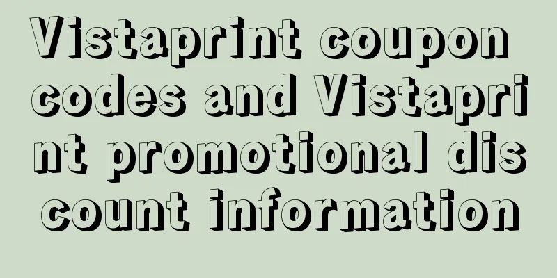 Vistaprint coupon codes and Vistaprint promotional discount information