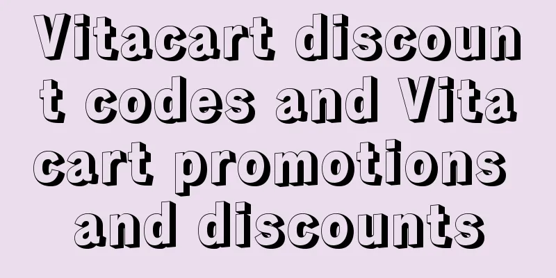 Vitacart discount codes and Vitacart promotions and discounts