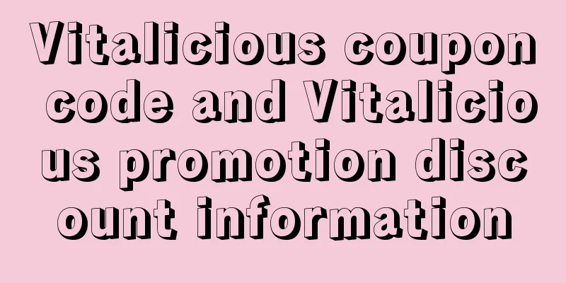 Vitalicious coupon code and Vitalicious promotion discount information