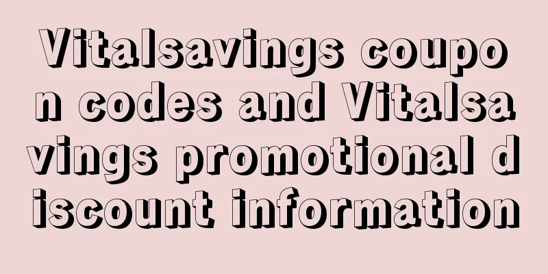 Vitalsavings coupon codes and Vitalsavings promotional discount information