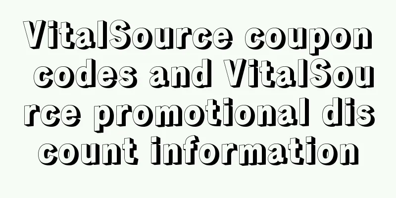 VitalSource coupon codes and VitalSource promotional discount information