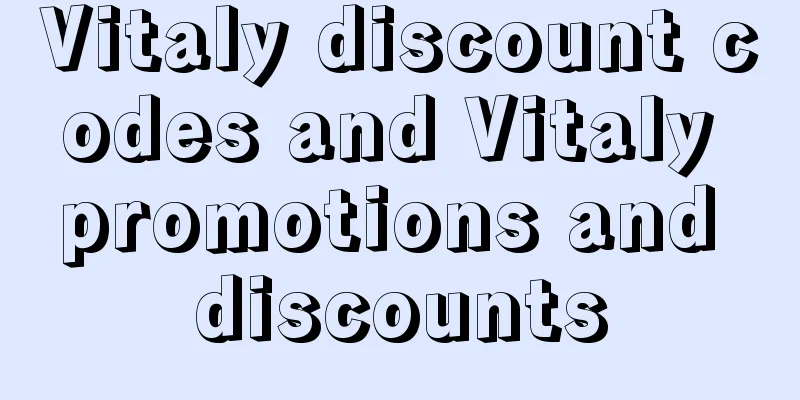 Vitaly discount codes and Vitaly promotions and discounts
