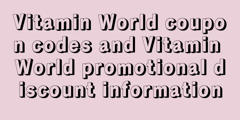 Vitamin World coupon codes and Vitamin World promotional discount information