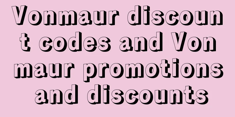 Vonmaur discount codes and Vonmaur promotions and discounts