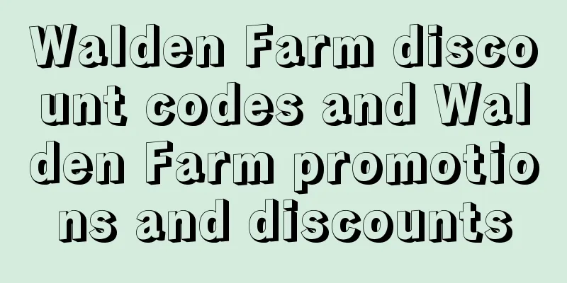 Walden Farm discount codes and Walden Farm promotions and discounts