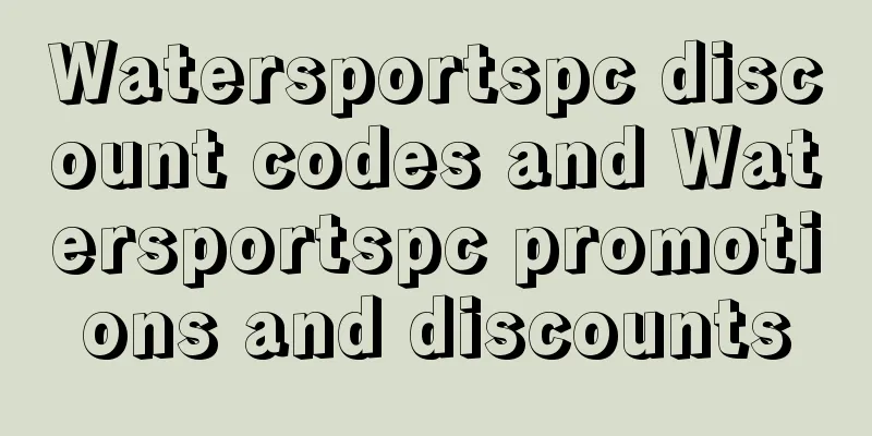 Watersportspc discount codes and Watersportspc promotions and discounts