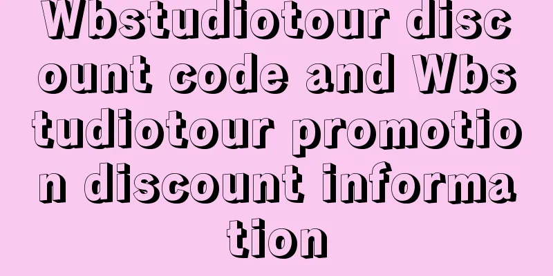 Wbstudiotour discount code and Wbstudiotour promotion discount information