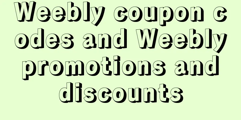 Weebly coupon codes and Weebly promotions and discounts