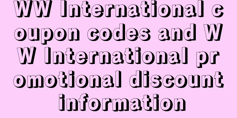 WW International coupon codes and WW International promotional discount information