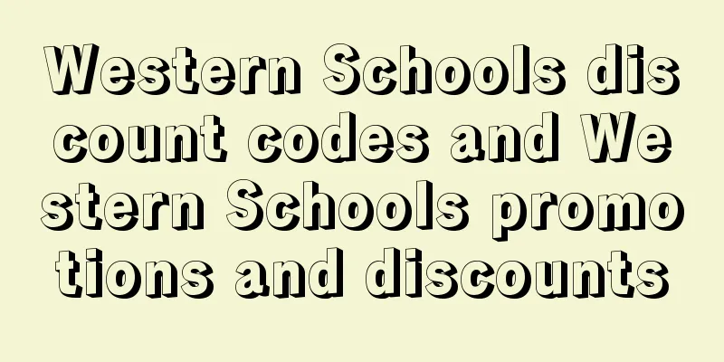 Western Schools discount codes and Western Schools promotions and discounts