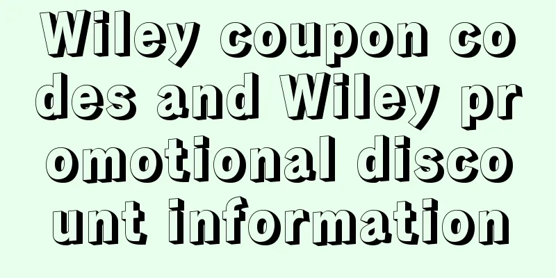 Wiley coupon codes and Wiley promotional discount information